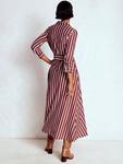 Платье-рубашка Marcia Stripe Jersey Boden, Chestnut/Ivory - фото 4