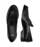Кожаные лоферы limber_mocc_bo Boss, черный - фото 4