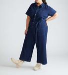 Женский джинсовый комбинезон Universal Standard, Dark indigo - фото 3