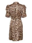 Платье IXNINA, стандартного кроя, с леопардовым принтом. ICHI - фото 15