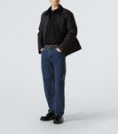 Хлопковая пике-поло Prada, Nero+Rosso - фото 2