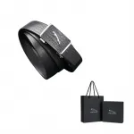 JAGUAR Кожаный ремень мужской, Black - фото