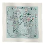 HERMES Шелковый шарф Unisex Blue, Blue - фото 6