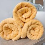 Банные полотенца Zollner 00000084 3er-Set, желтый - фото 3