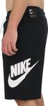 Nike Mens Sportswear HE Short FT Alumni, Black/White - фото 3