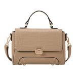 PAYOT Синтетическая кожаная сумка через плечо, Khaki - фото 4