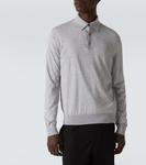 Шерстяная поло Zegna, Grey Melange - фото 3