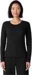 Топ Eileen Fisher Bubble Jacquard Round Neck Top, черный - фото