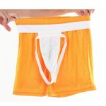 BAUER Желтые хоккейные шорты с сеткой, быстросохнущие, с защитой в паху и липучкой, для детей и взрослых, размер XS - фото 2