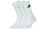 Высокие носки унисекс белые Adidas, белые 3 пары - фото 3