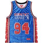 Баскетбольная майка Supreme, синий - фото