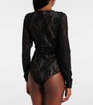 Кружевной комбинезон Zimmermann, черный - фото 4