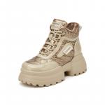 Ботильоны женские высокие Daphne, черный - фото 4