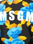 Укороченный свитер джерси MSGM, черный - фото 5