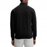 Свитер с логотипом на молнии EMPORIO ARMANI, черный - фото 2