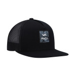 Черная кепка Trucker Snapback с принтом ATW для мальчиков Youth Boys RVCA - фото 3