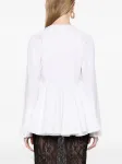 Расклешенная рубашка Alaïa, белый - фото 4