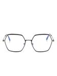 TOM FORD Eyewear очки в геометричной оправе, черный - фото