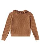 Кардиган Emy из хлопка и кашемира Bonpoint, Chocolat - фото 4