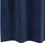 Плотные шторы , 2 шт., темно-синие, 140 x 175 см, бархат vidaXL - фото 6
