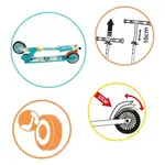 Двухколесные скутеры Smoby Stitch, синий - фото 3