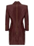 Платье-пиджак BALMAIN, бордовый - фото 2