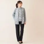 Топ с цветочным опалом Lobjie, цвет Gray - фото 9