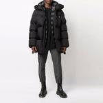 Куртка puffer down jacket 'black' Off-White, черный - фото 2