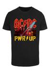 PWRUP STAGE LIGHTS Acdc Merchcode, Футболка с принтом черный - фото 2