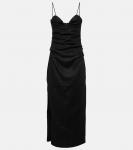 Льняное платье макси noemi Sir, черный - фото