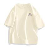 Футболка унисекс MINISO, хаки (Логотип на груди Blue Mood) - фото 10