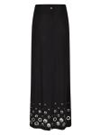 Rabanne юбка макси с люверсами, черный - фото 6