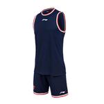 LINING Комплект баскетбольной одежды unisex Guangdong Blue - фото