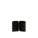 Кожаный кошелек Comme des Garçons в горошек, черный - фото 2