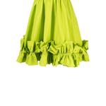 Мини-платье из тафты с рюшами PINKO, желтый - фото 8