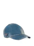 Джинсовая бейсболка Prada, синий - фото