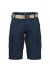 Шорты-Бермуды Cargo с ремнем Lerros, синий - фото