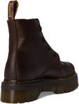 Dr. Martens unisex-adult Sinclair кожаные платформенные ботинки, Dark Brown - фото 5