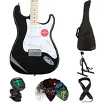 Электрогитара Squier Sonic Stratocaster Essentials Bundle - Черная - фото