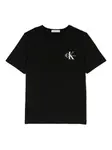 Футболка с логотипом Calvin Klein Kids, черный - фото