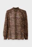 Блуза The Kooples Button-down blouse, Brown - фото 6