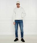 Толстовка мужская Guess Jeans однотонная, экрю - фото 2