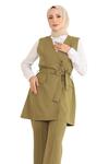 Брючный костюм MODAMIHRAM, оливковый - фото 4