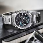 Мужские часы EDIFICE черные CASIO - фото 3