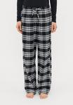 Пижамные брюки GAP Pyjama bottoms, Black/White /White - фото