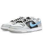 Кроссовки Nike Skateboarding Shoes Men Low-top Black/Blue, серый - фото 4
