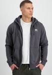Толстовка BASIC HOODY Alpha Industries, цвет vintage grey - фото 4