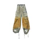 Брюки Rick Owens DRKSHDW Denim Double Cargo Jumbo Pants, синий - фото