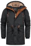 Зимняя куртка INDICODE JEANS Winter Jacket Gillespie, черный - фото