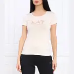 Облегающая футболка Ea7, экрю - фото